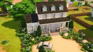 COLONIAL STYLE HOME | Sims 4 Speed Build
