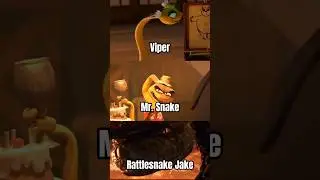 Viper vs Mr.Snake vs Rattlesnake Jake #kungfupanda #thebadguy #rango