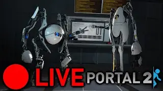 Failing at Portal 2 Co-op w/ Ninjaspazboy