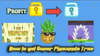 How to make Super Pineapple Tree!!Profit? [Growtopia]