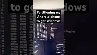 Partitioning my LG phone for Windows #tech #windows #android #techtok #yaptech