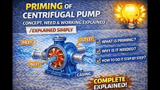 Priming of a Centrifugal Pump | Concept, Need & Working Explained