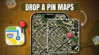 How To Drop A Pin In Apple Maps on iPhone | Add Location Marker on iPhone Maps