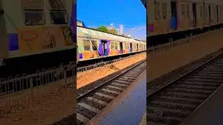 amazing view Mumbai local train #viralvideo #relgadi