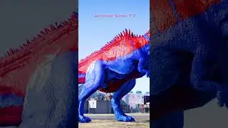 Green MEGALODON vs Joker Spinosaurus vs Purple Vastosaurus #jurassicworldevolution #dinosaurs