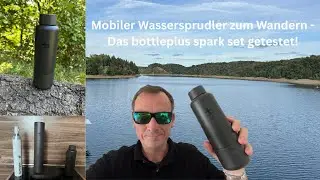 Mobile water carbonator for hiking &ndash; the bottleplus spark set tested!