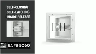 What Makes an Access Panel Fire Rated? Fire Rated Un-Insulated Access Door with Flange (BA-FB-5060)