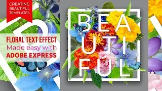 Cute Floral Design Created With Adobe Express