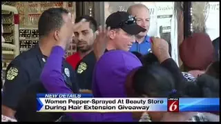 Florida Cops PEPPER SPRAY Black Woman Who Tried To Get Free HAIR WEAVES!!