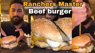 Ranchers Beef burger i8 markaz Islamabad best beef burger in Islamabad Pakistan