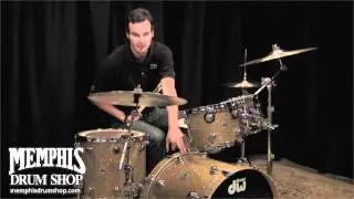 DW Collector's Series Maple Drum Kit - Gold Glass