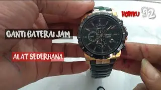 Cara mengganti Baterai jam tangan Alexandre Christie