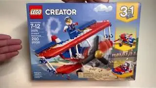 LEGO&reg; Creator Daredevil Stunt Plane 31076 Unboxing