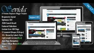 Download Sevida v1 7 – Responsive Magazine Blogger Template Latest Version