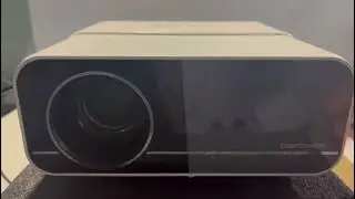 How to remove the black spots on the DBPOWER C16 Projector screen?
