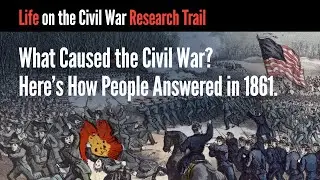Что послужило причиной Гражданской войны? Вот как люди отреагировали в 1861 году.