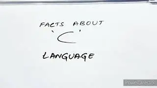 Facts about C language