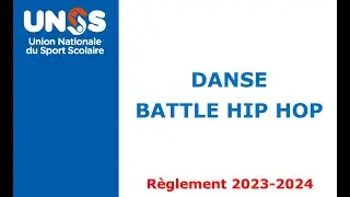 Tutoriel Juge BATTLE HIP HOP UNSS 2023 Catégorie Établissement