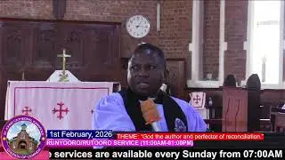 ST. JOHN'S CATHEDRAL KABAROLE. 1/02/2026, RUNYOORO/RUTOORO SERVICE (11:00AM-01:00PM)
