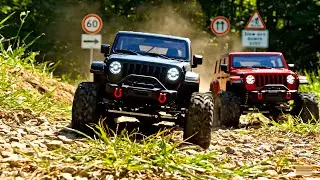 HB R1011 Jeep Rubicon Recon Rc Car speedy test and muddy adventure