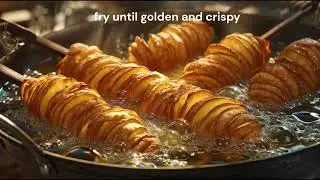 Crispy, Golden Spiral Potato &ndash; Easy Street Food Recipe! 🤤