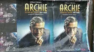 Archie The Man Who Became Cary Grant Posters Hollywood Blvd Los Angeles California USA Dec 12, 2023