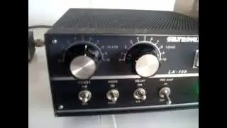 Siltronix LA-150 linear amplifier demonstration on 10-meter band