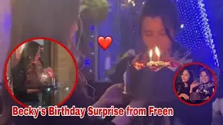 [231205] Freen Brings a Birthday Cake for Becky in New York, What's Her Gift?
