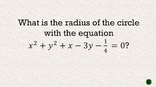 Equation of the Circle Center at (h, k) 9 #maths #math #mathematics #mathtutorial #mathlearning