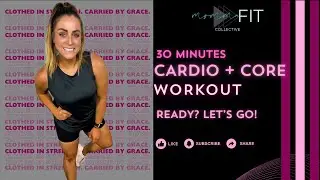 30 Minute CARDIO & CORE Workout | Faith Based Mom Fitness