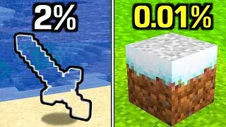 35 редчайших предметов Minecraft!