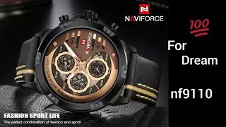naviforce nf9110 men watch unboxing.