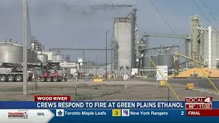 Crews respond to fire at Wood River ethanol plant