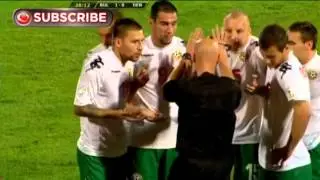 Straight red for Bulgaria defender Bandalovski - Reckless challenge!