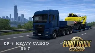 Episode 9 Heavy Cargo 36 T,  ETS 2 gameplay, Germany to Finland, Euro Truck Simulator 2