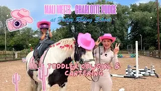 Toddler cow girl | Mali Meets: Charlotte Pudge at Putley Riding School