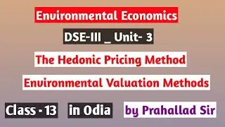 Hedonic Price Method!! Environmental Valuation Methods! Environmental Economics! #ecojosh #economics