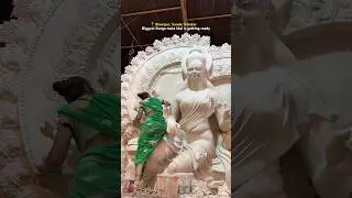 Biggest durga mata is getting ready in Dhoolpet sundar kalakar #dhoolpet #durgamaa #matarani