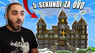 NAPRAVIO SAM OVU KUCU U MINECRAFTU ZA 5 SEKUNDNI ?!