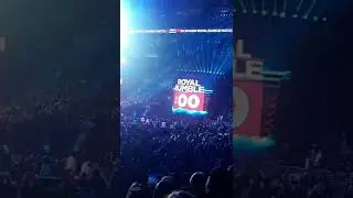 Fearless Nikki Bella entrance when I went to WWE Royal Rumble