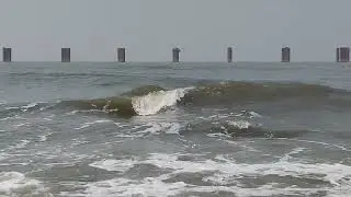Beautiful sea wave #vlog #travel 