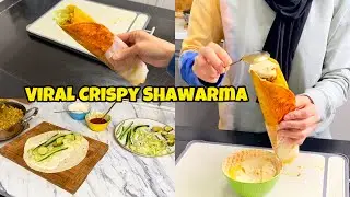 Viral Crispy Chicken Shawarma at home  detailed Recipe Without Oven