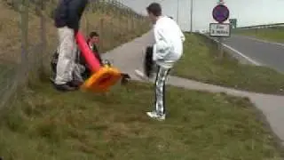 Traffic Cone In The Knackers