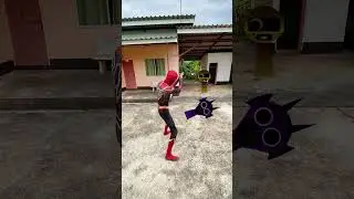 🕷️ Spider-Man Catches a Sprunki in Real Life! #shorts #spiderman