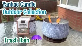 Yankee Candle Outdoor Collection Fresh Rain Review & Chit Chat So Impressed!!