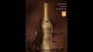 Chocolate fluid simulation - #blender #animation made with #Cycles #b3d #3d