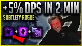 EASIEST DPS GAIN IN 2 MINUTES!!! Shadowlands Subtlely Rogue Gear Swap (Deathly Shadows)