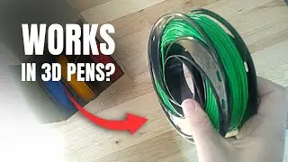 Let's see how this filament works in a 3D printing pen!