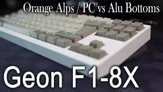 Geon F1 / Alps Orange - Aluminum vs Polycarbonate Bottom & Weight Configuration Comparison