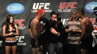 UFC 138 Weigh In: Leben vs. Munoz